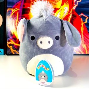 Jason the donkey 8” Squishmallow KellyToy Plush